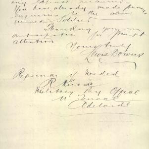 Soldier packet page
