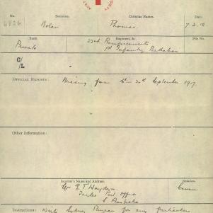 Soldier packet page