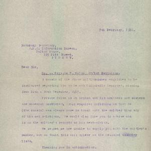 Soldier packet page