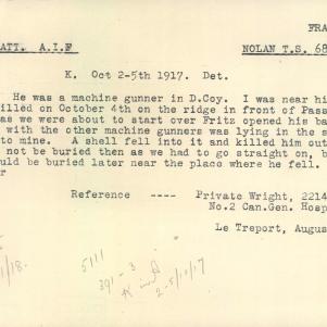 Soldier packet page