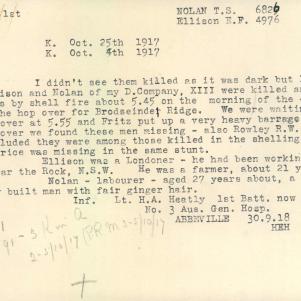 Soldier packet page