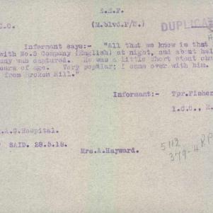 Soldier packet page