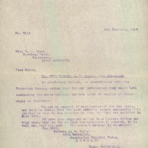 Soldier packet page