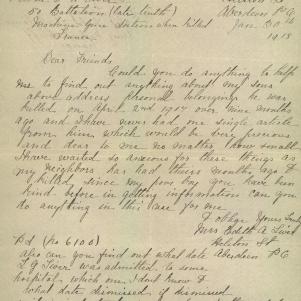 Soldier packet page