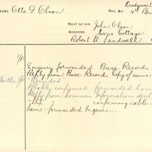 Soldier packet page