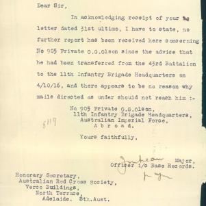 Soldier packet page