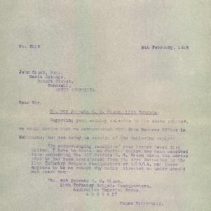 Soldier packet page
