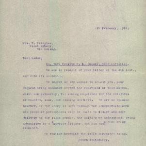 Soldier packet page