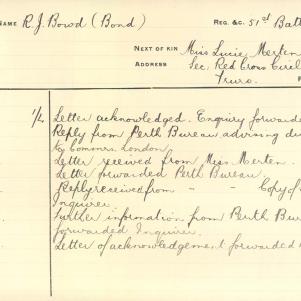 Soldier packet page