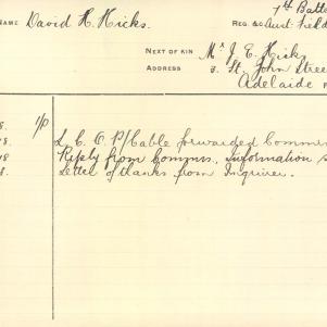 Soldier packet page