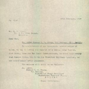 Soldier packet page
