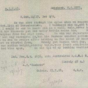 Soldier packet page