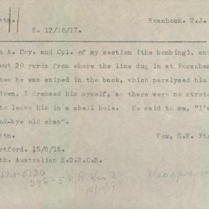 Soldier packet page