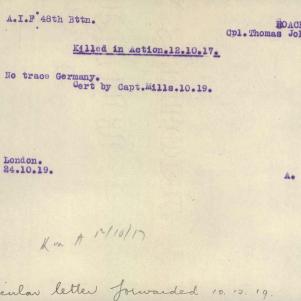 Soldier packet page