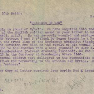 Soldier packet page
