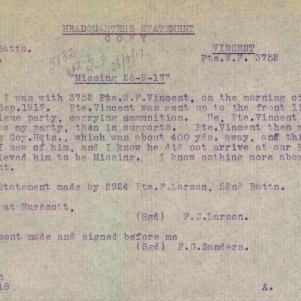 Soldier packet page