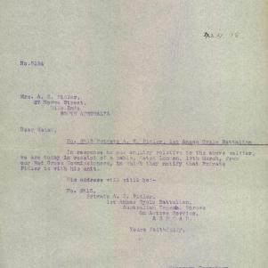 Soldier packet page