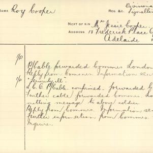Soldier packet page