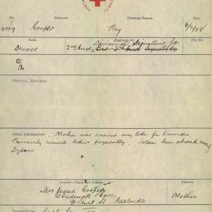 Soldier packet page