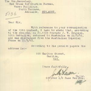 Soldier packet page