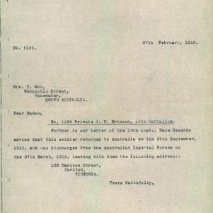 Soldier packet page