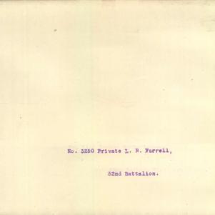 Soldier packet page