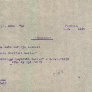 Soldier packet page