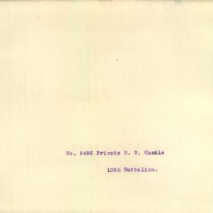 Soldier packet page