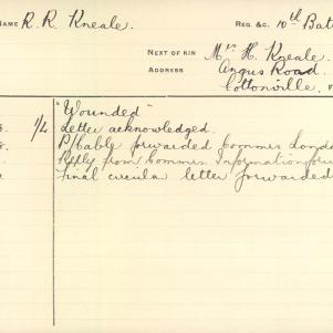 Soldier packet page