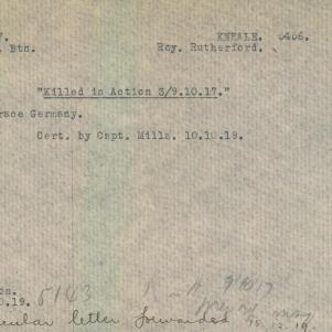 Soldier packet page