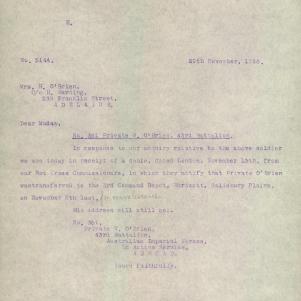 Soldier packet page