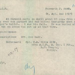 Soldier packet page