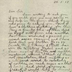 Soldier packet page