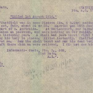 Soldier packet page