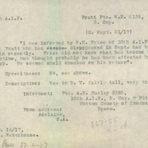 Soldier packet page