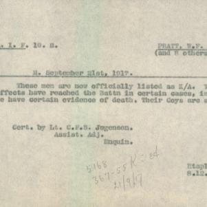 Soldier packet page