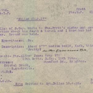 Soldier packet page