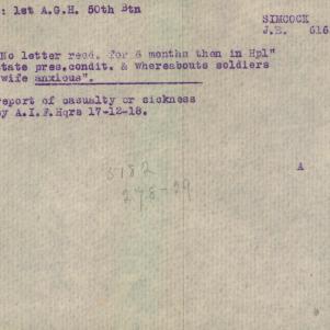 Soldier packet page