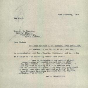 Soldier packet page