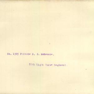 Soldier packet page