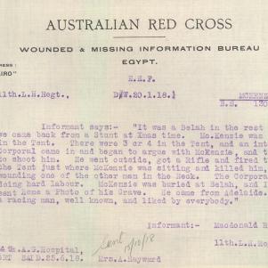 Soldier packet page