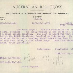 Soldier packet page