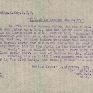 Soldier packet page