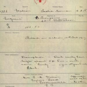 Soldier packet page