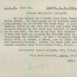 Soldier packet page