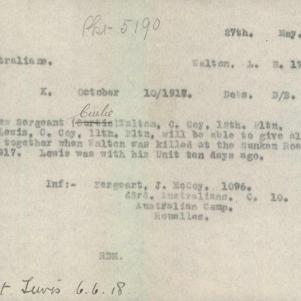 Soldier packet page
