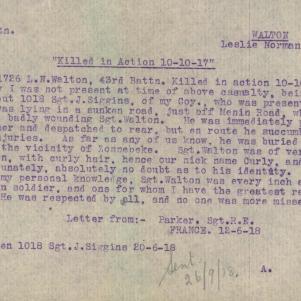 Soldier packet page