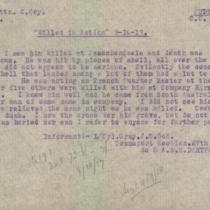Soldier packet page