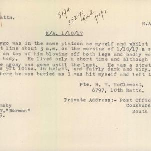 Soldier packet page