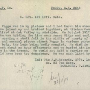 Soldier packet page